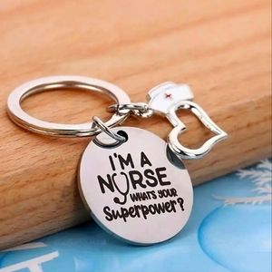 Im nurse what's your superpower Keychain BNWT